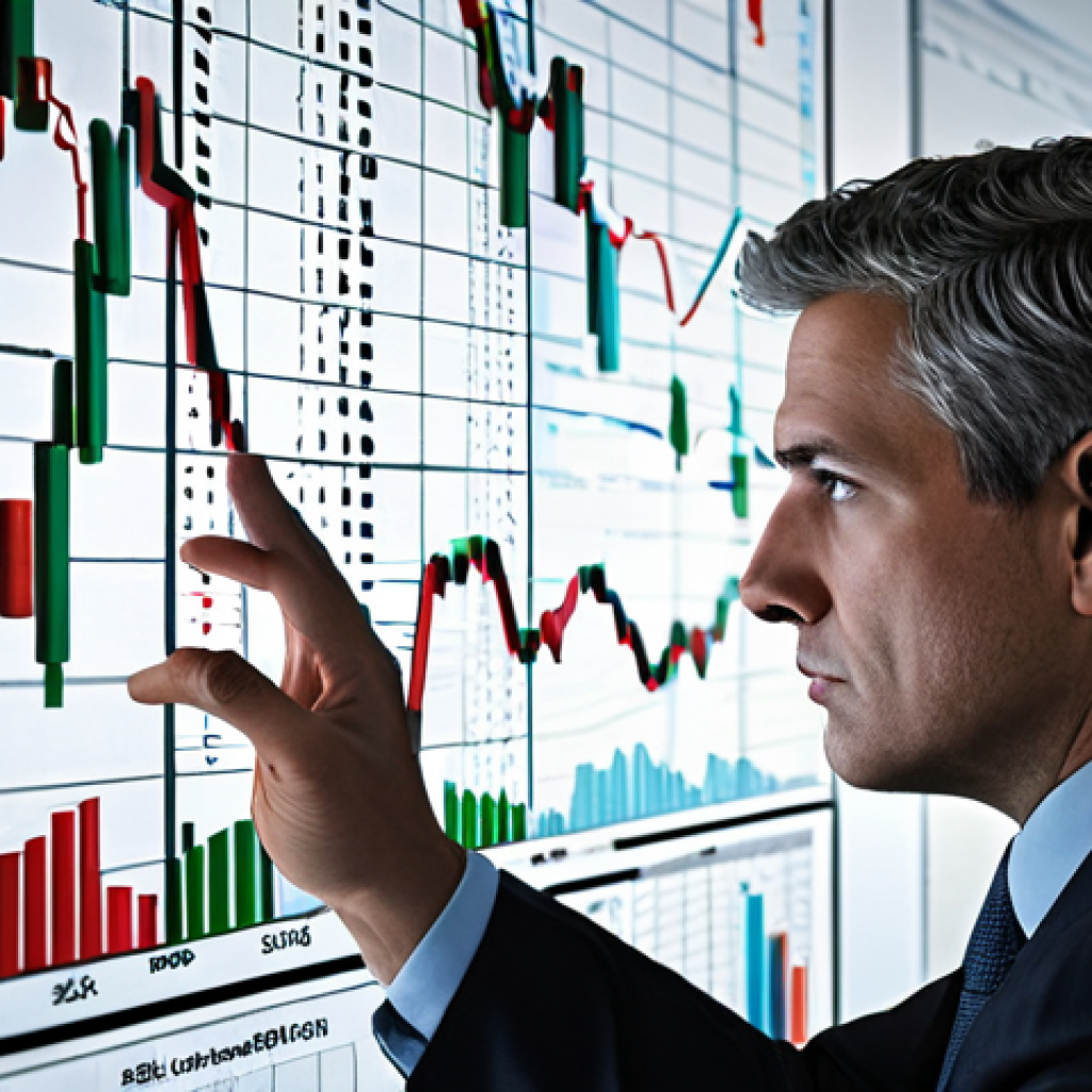 A professional individual, fully clothed in modest business attire, looks thoughtfully at a complex, tangled web of abstract financial charts and symbols, representing market volatility and hidden risks. One hand is slightly raised, reaching towards a transparent financial barrier that symbolizes trapped funds and low liquidity. The background features abstract, subtle market graphs showing unpredictable patterns, with a hint of a digital interface. The lighting is muted, creating a pensive atmosphere. Professional photography, high-resolution, detailed textures, realistic rendering, perfect anatomy, correct proportions, natural pose, well-formed hands, proper finger count, natural body proportions, professional dress, safe for work, appropriate content, fully clothed, professional.