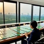 Home 23 대체투자 옵션의 투자 전략 수립 - Photorealistic Vietnamese investment strategy workshop in a modern Ho Chi Minh City boardroom, diver...